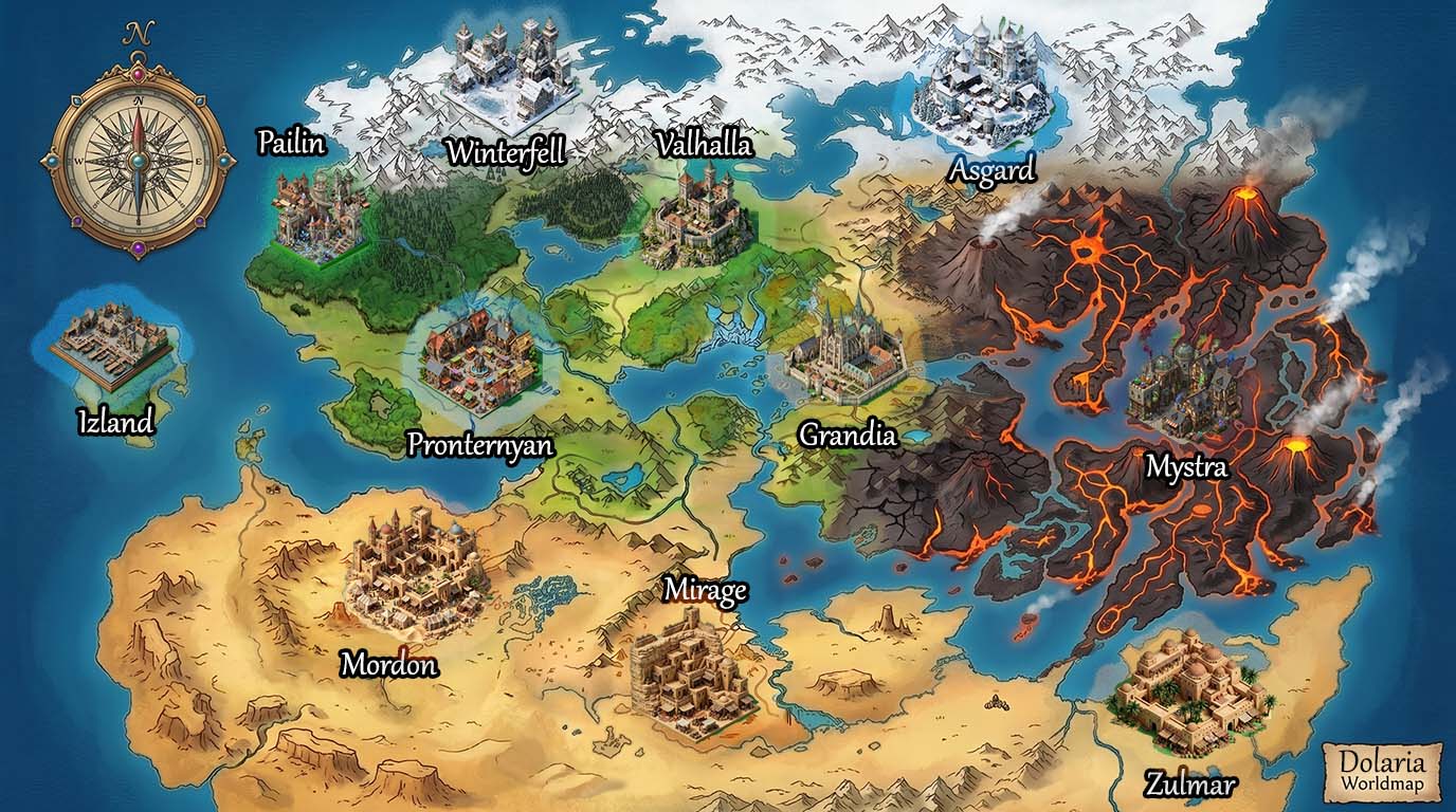 Rune-Meowgard World Map